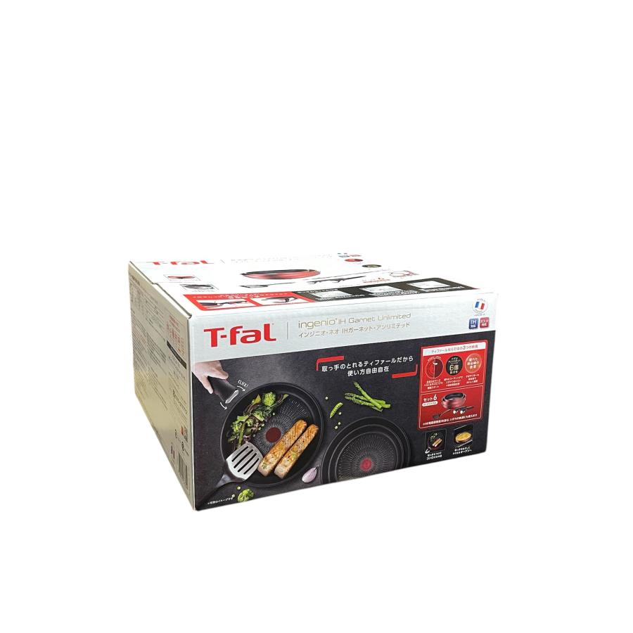 T-fal インジニオ・ネオ IH対応 ガーネット・アンリミテッド6点 T-fal