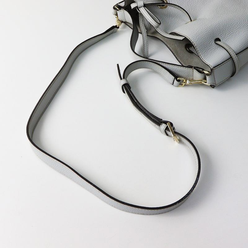 FURLA（フルラ） 良品 コスタンザ2WAY 巾着 レザーショルダーバッグ