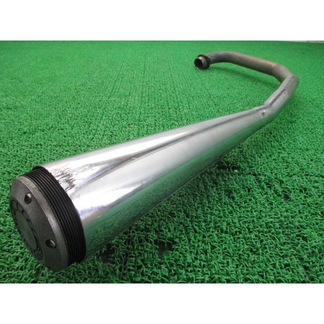 SR400 マフラー 社外 中古 バイク 部品 スーパートラップ風 メガホン