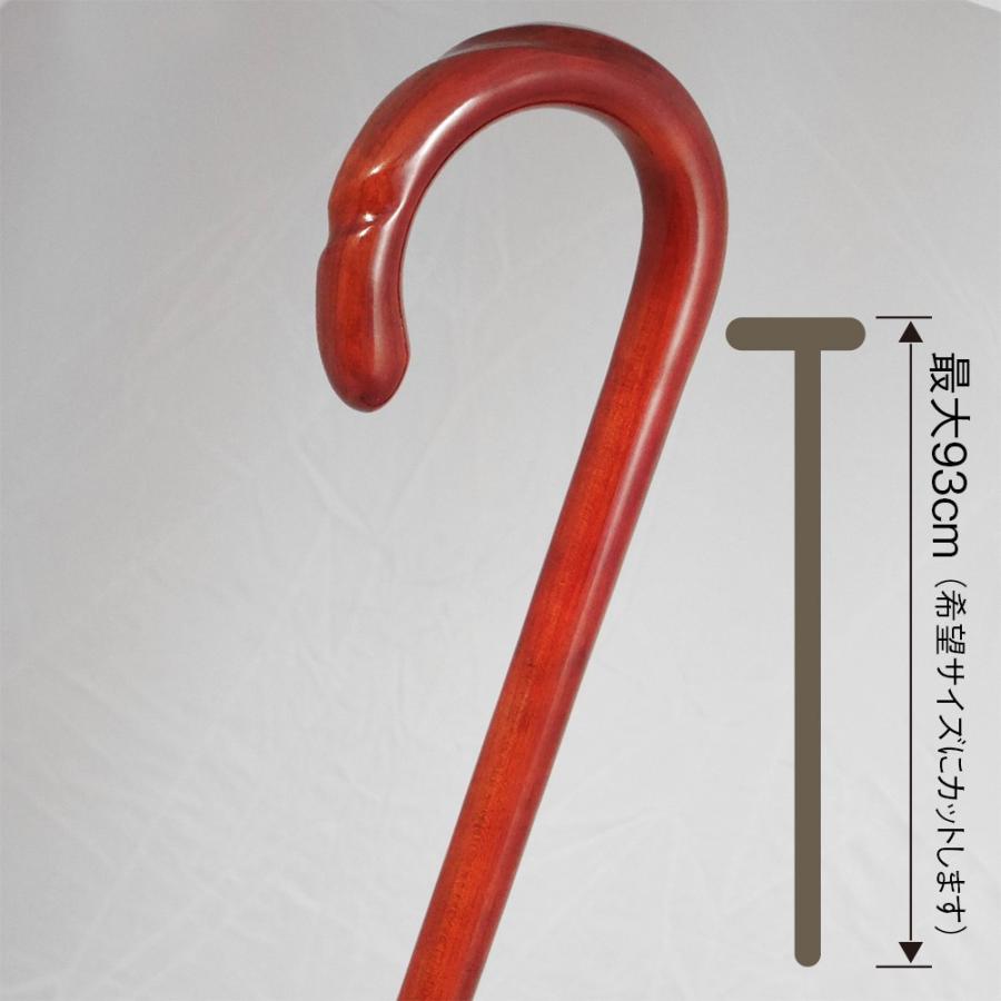 桜らせん大曲ステッキ（木製杖／最長93cm／日本製）｜土屋産業 Cherry