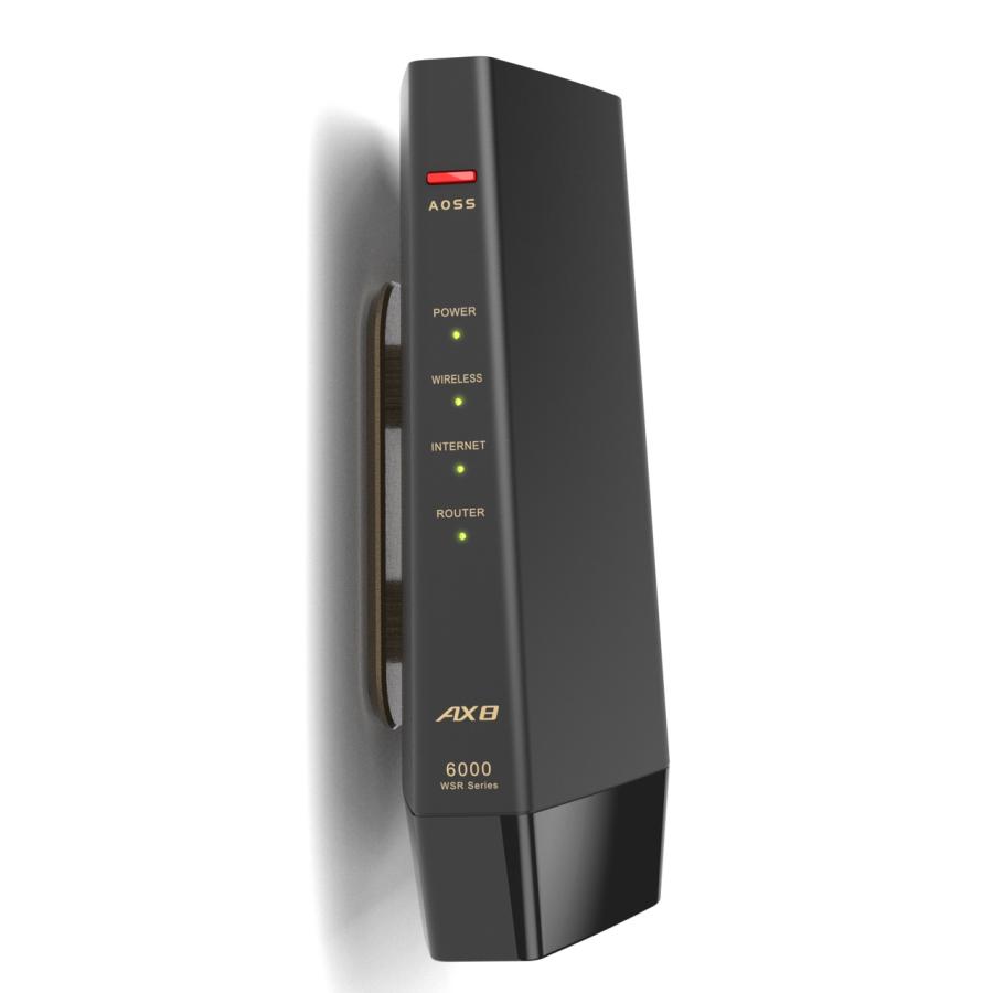 AirStation WSR-6000AX8P-MB(マットブラック) [無線LAN親機 / Wi-Fi 6