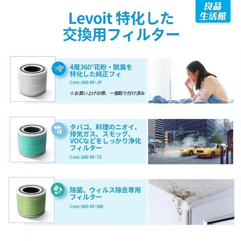 Levoit 空気清浄機 levoit core300s コンパクト スマホ対応 空気清浄器