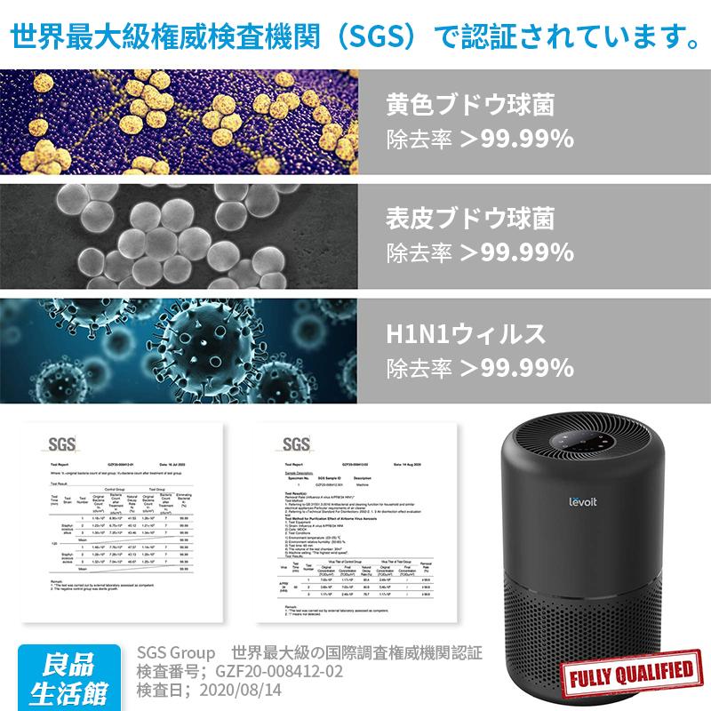 Levoit 空気清浄機 levoit core300s コンパクト スマホ対応 空気清浄器