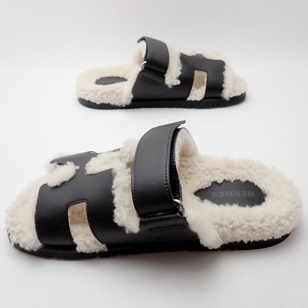 HERMES（エルメス） サンダル 35サイズ シプレ 美品 22cm相当 ムートン