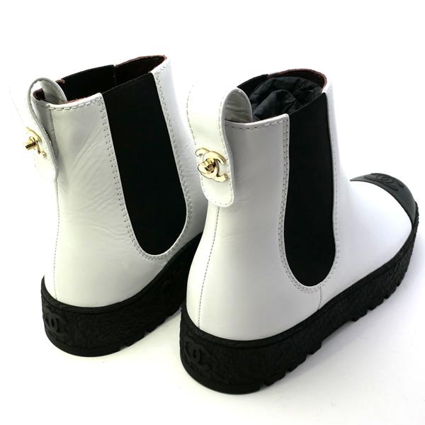 CHANEL（シャネル） アンクルブーツ サイドゴア G37927 サイズ35 約