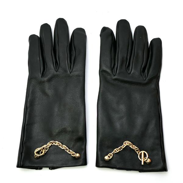 HERMES（エルメス） グローブ ボニー シェーヌダンクル #7 16cm