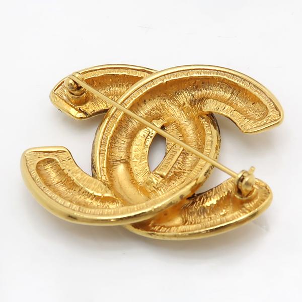 CHANEL（シャネル） ブローチ GP ココマーク マトラッセ 1142