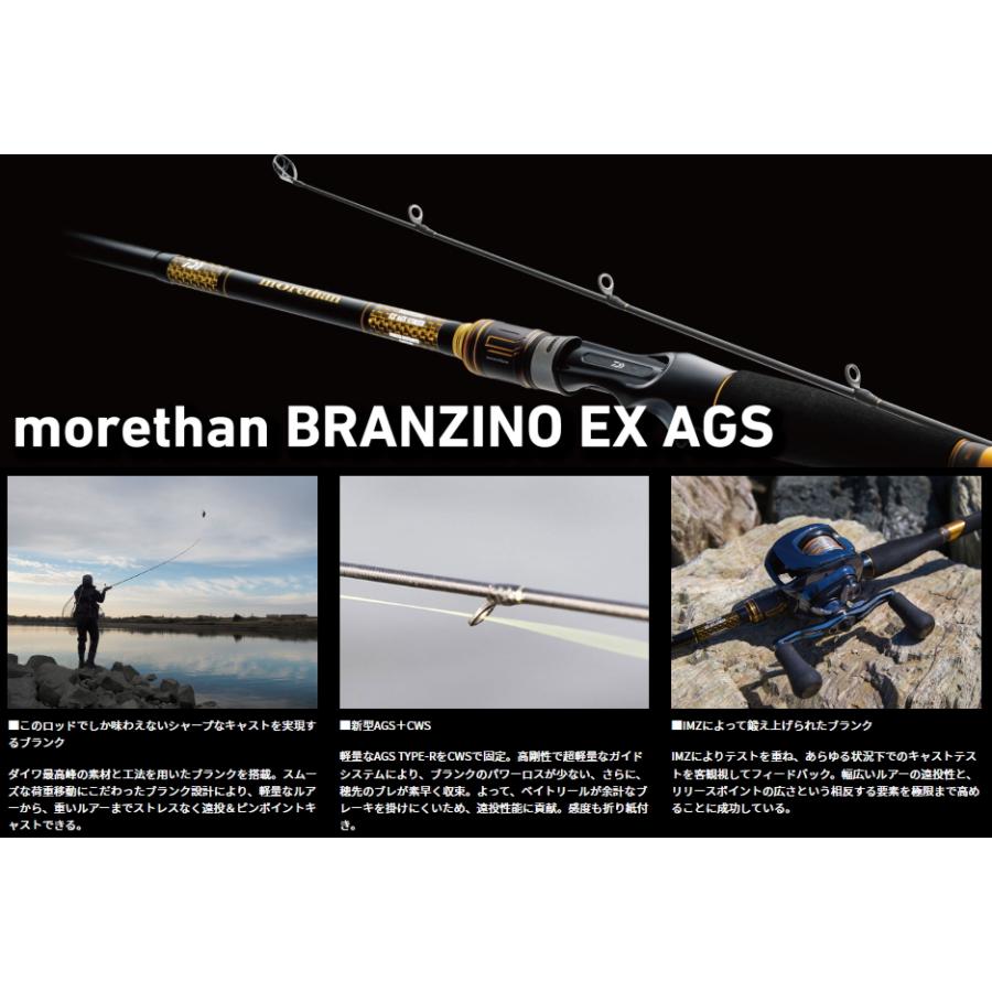 DAIWA（ダイワ） モアザン ブランジーノ EX AGS ベイトモデル 88MB