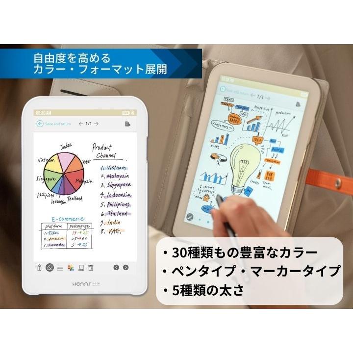 Hannsnote ハンズノート カラー表示デジタルノート 電子ノート 1秒で