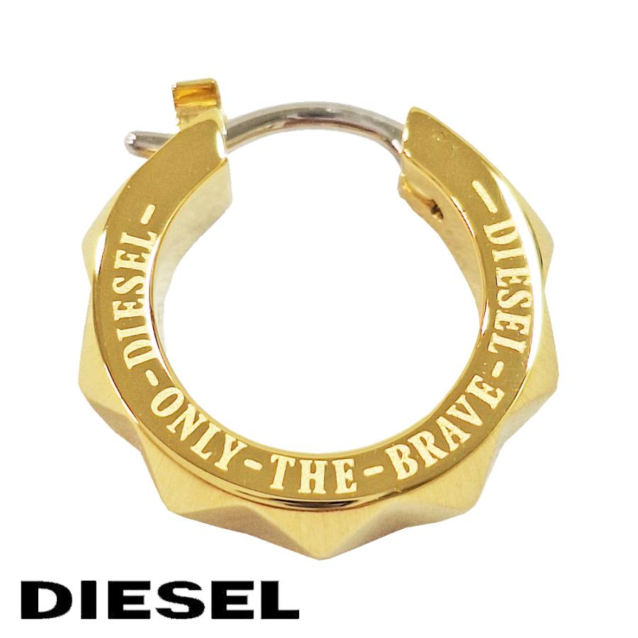 DIESEL（ディーゼル） ピアス 2個セット メンズ アクセサリー ゴールド