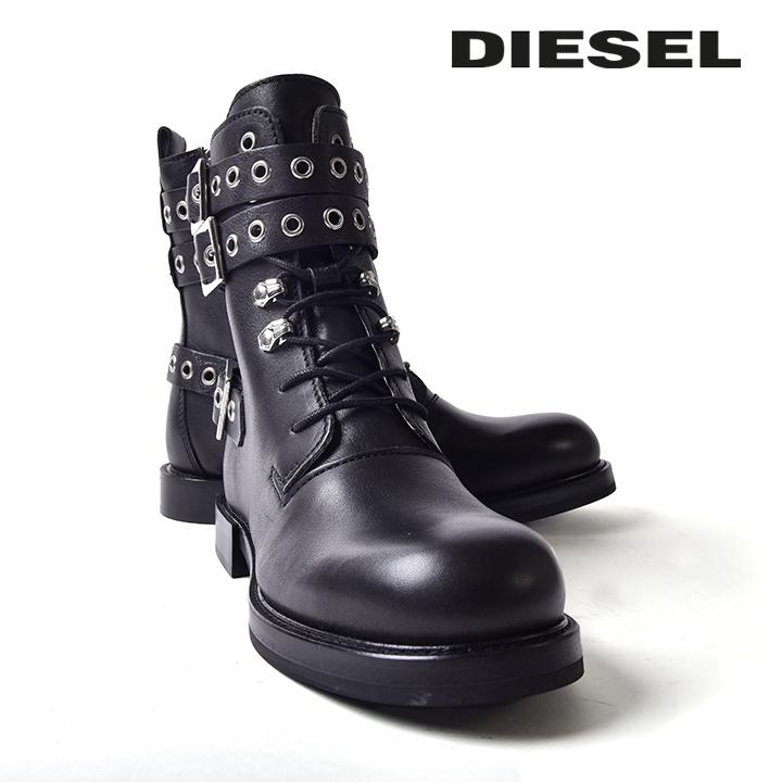 DIESEL（ディーゼル） レースアップブーツ 靴 レディース 本革 レザー