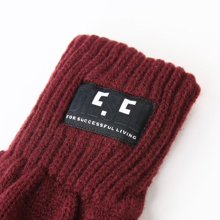 DIESEL（ディーゼル） ニットグローブ 手袋 メンズ レディース 男女