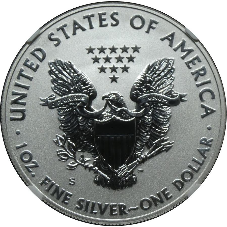 最高鑑定 NGC PF70 リバースプルーフ イーグル銀貨 2012年 アメリカ