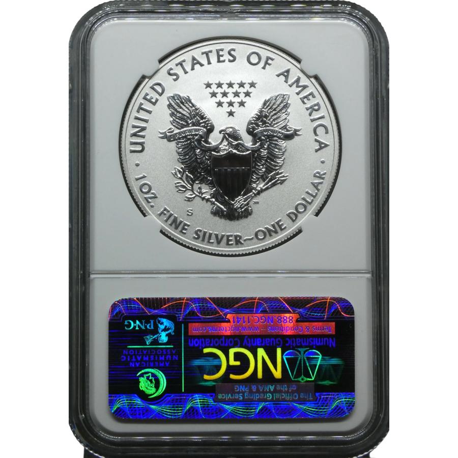 最高鑑定 NGC PF70 リバースプルーフ イーグル銀貨 2012年 アメリカ