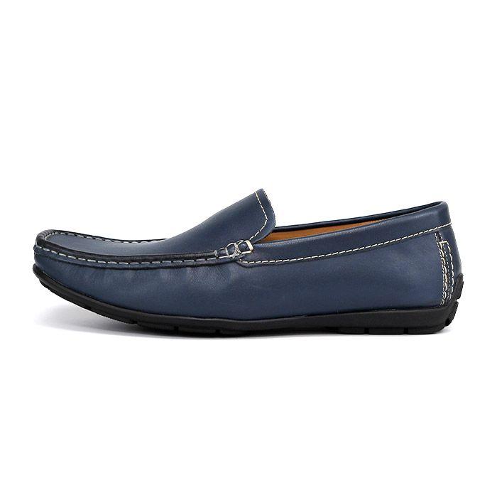 即日発送可 TIB ティーアイビー 本革 ソフト牛革 スリッポン デッキ