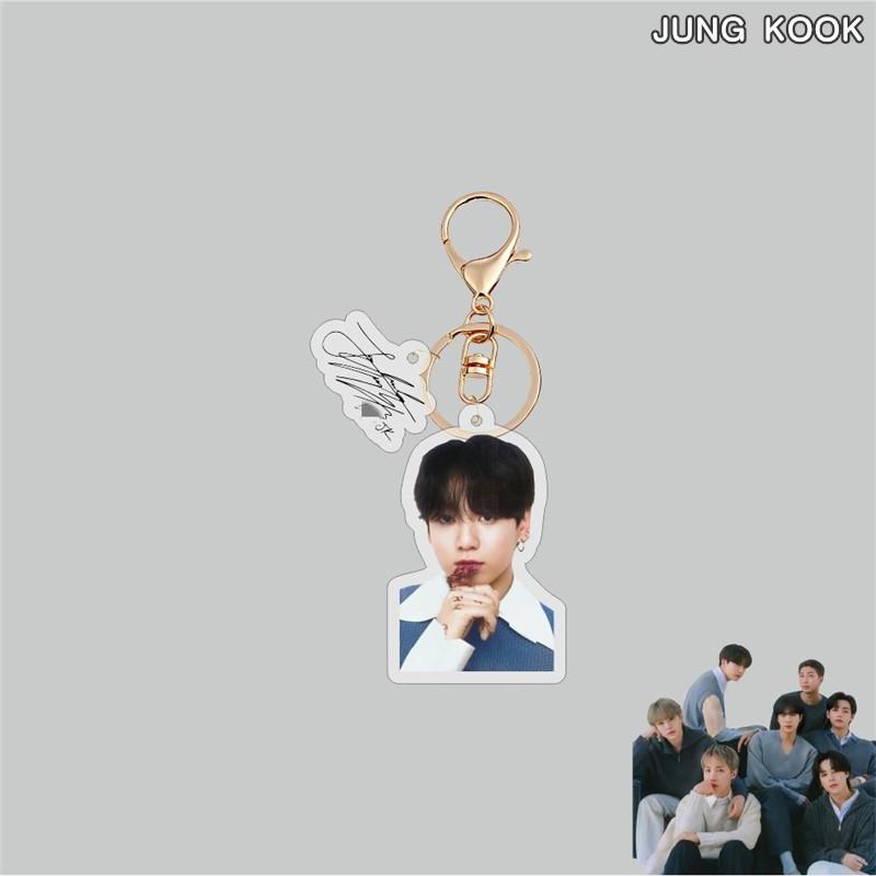 2番目半額 BTSグッズ 2024 防弾少年団 バンタン キーリング アクリル