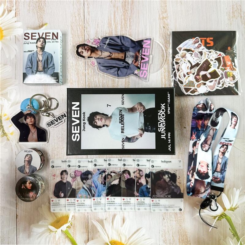 JUNG KOOKグッズ SEVEN ギフトボックス フォトカード グク テープ