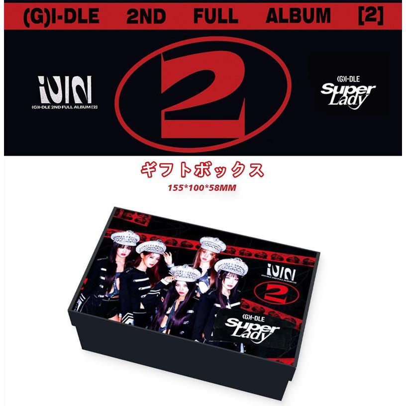 G)I-DLEグッズ ギフトボックス フォトカード SUPER LADY テープ セット