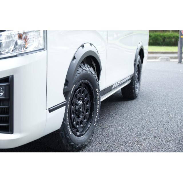 キャラバン オーバーフェンダータイプ2 エンボスブラック NV350 1型