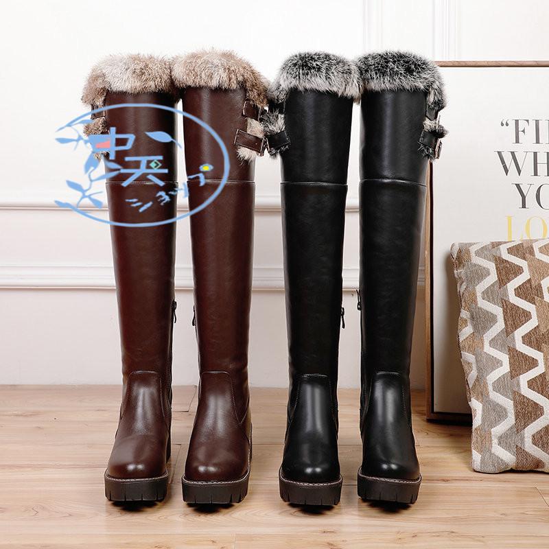 ロングブーツ レディース ニーハイブーツ ジョッキーブーツ厚底 ロング