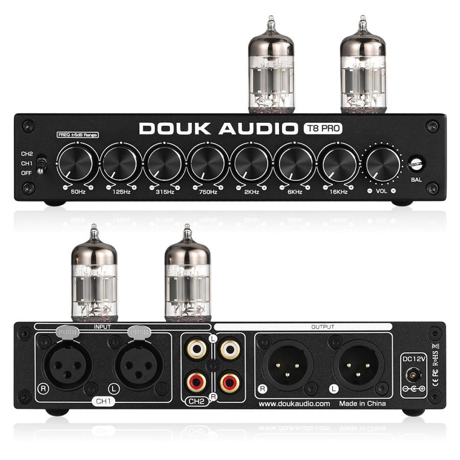 Nobsound New T8 6H1N-BN 7バンド EQ 真空管 プリアンプ イコライザー