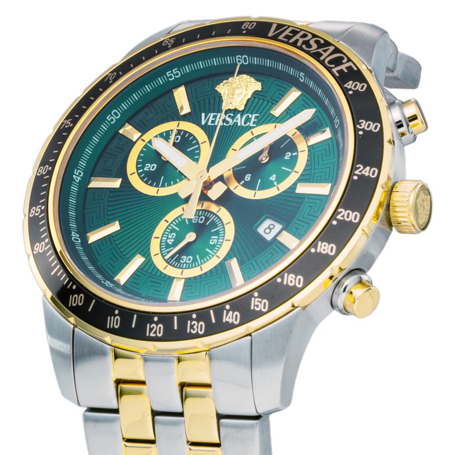 VERSACE（ヴェルサーチェ） Sport Chrono クォーツ メンズ グリーン