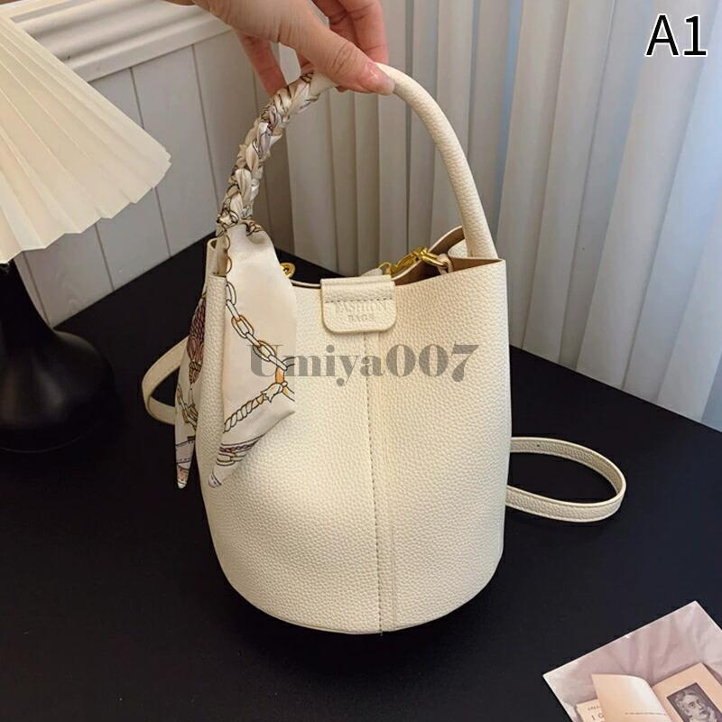 バッグインバッグ付 本革 キューブバッグ キューブ型バッグ バケツ型