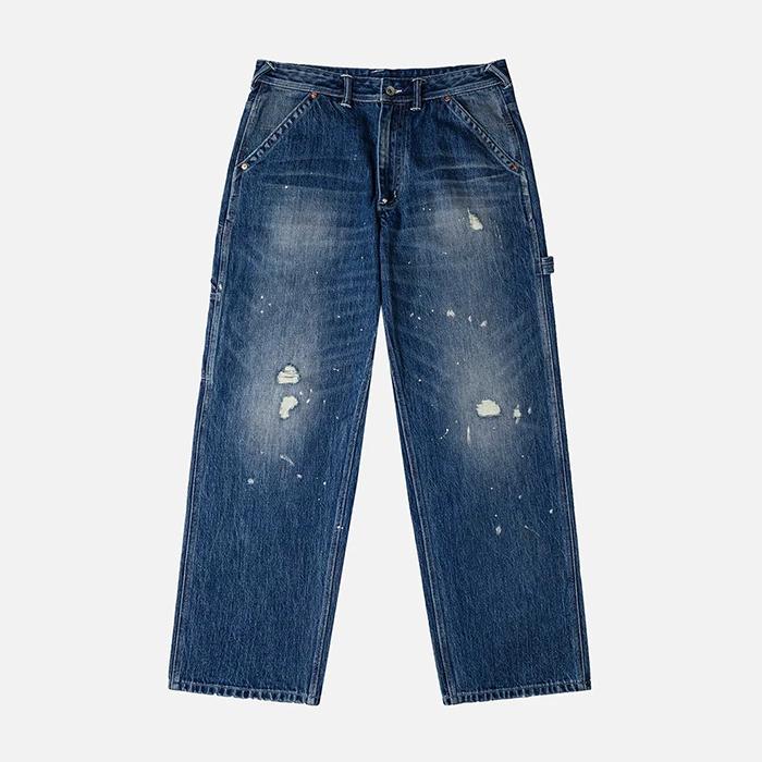 EVISU（エヴィス） ウォッシュ＆ダメージ大黒プリントリラックス