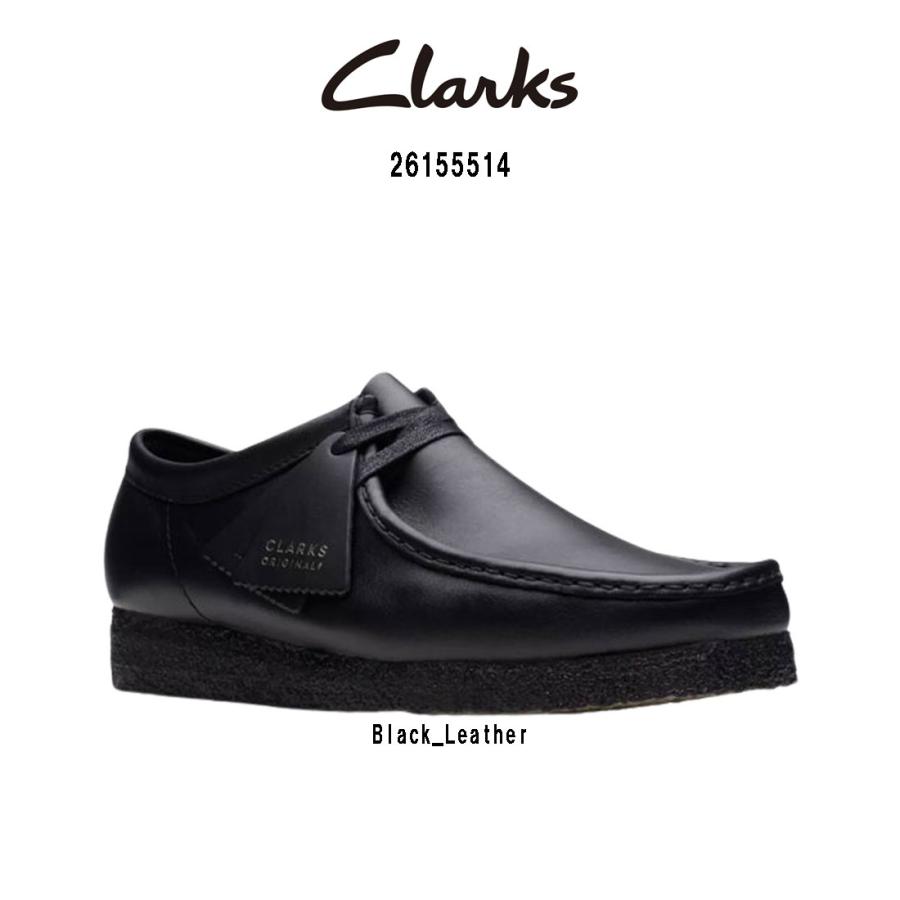 ✨極美品✨クラークス Clarks ワラビー オールレザー【25.5】ブラック