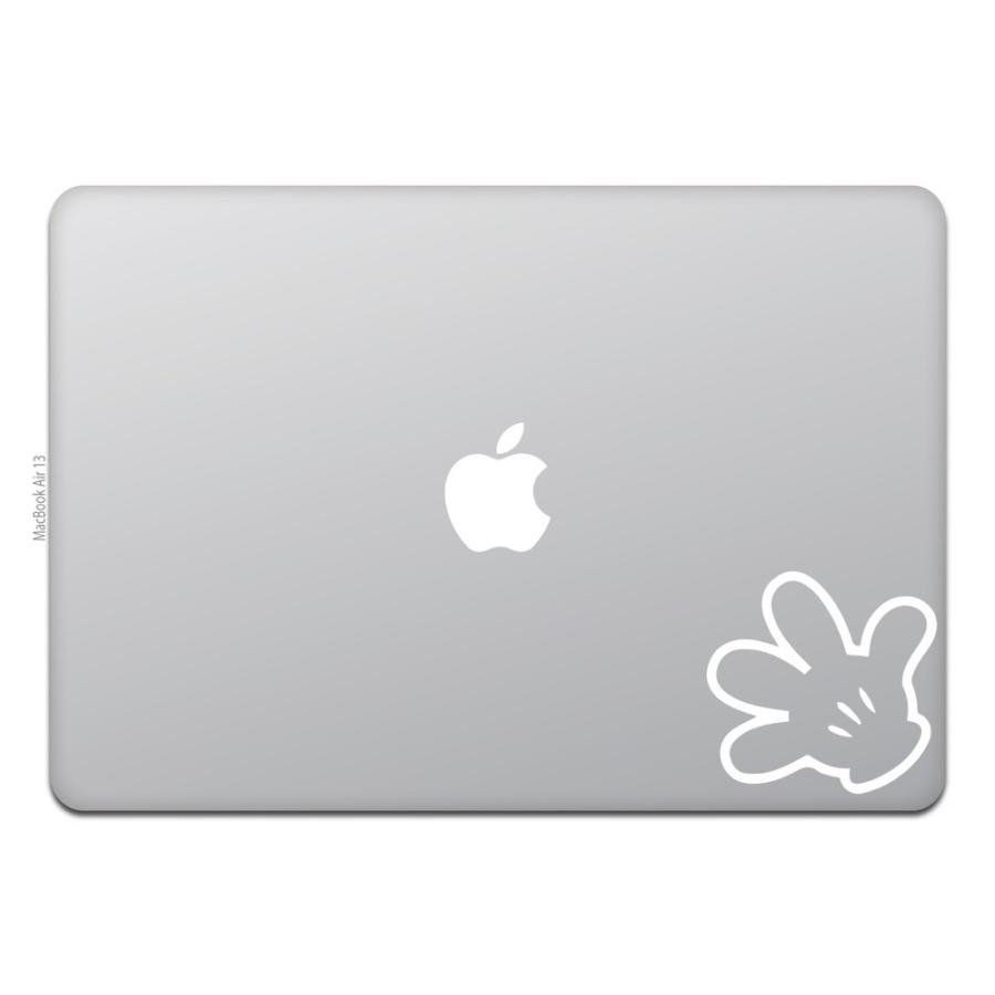MacBook Air / Pro マックブック ステッカー シール ミッキー ハンド
