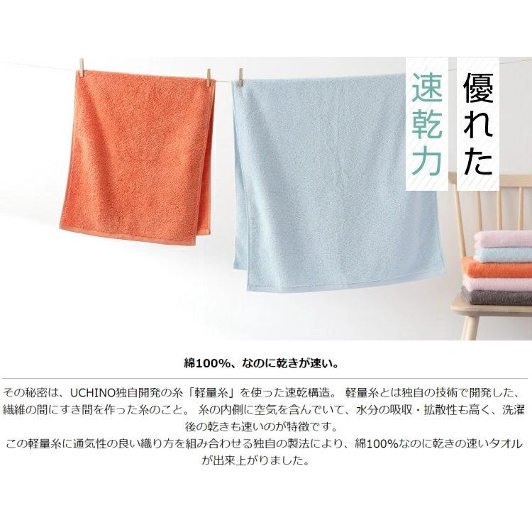 UCHINO 【WEB限定商品】New 速乾タオル 部屋干し スモールバスタオル