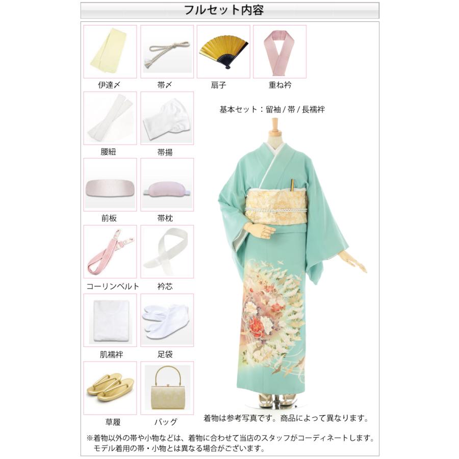 レンタル フルセット 高級正絹 訪問着 HO-MI101 桜色 橘 結婚式 入学式