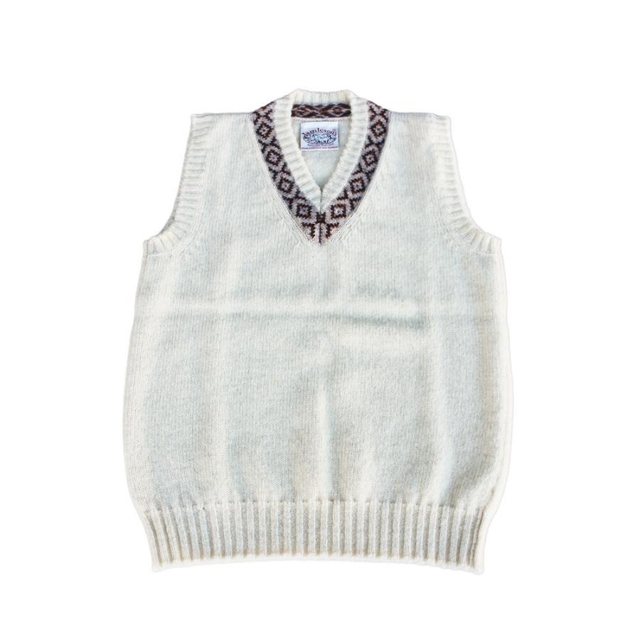 JAMIESON'S ジャミーソンズ FAIR ISLE V-NECK VEST フェアアイル V