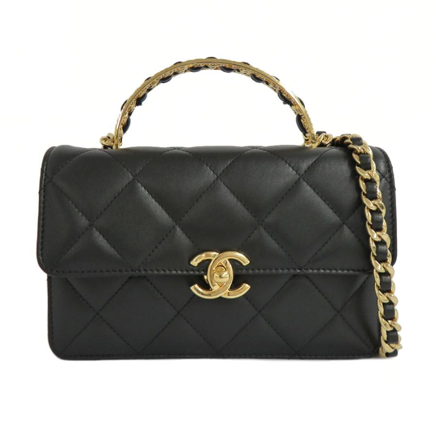 名古屋】シャネル マトラッセ トップハンドル ミニ フラップ バッグ