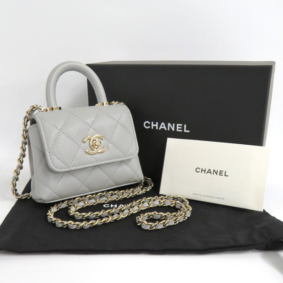 名古屋】シャネル マトラッセ トップハンドル フラップバッグ キャビア