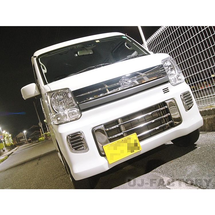 即納 フロントバンパーグリル＋グリルサイド+ダミーフォグガーニッシュ