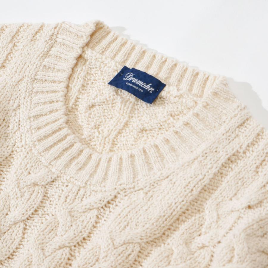 DRUMOHR（ドルモア） メンズ ロロピアーナ アラン セーター ニット