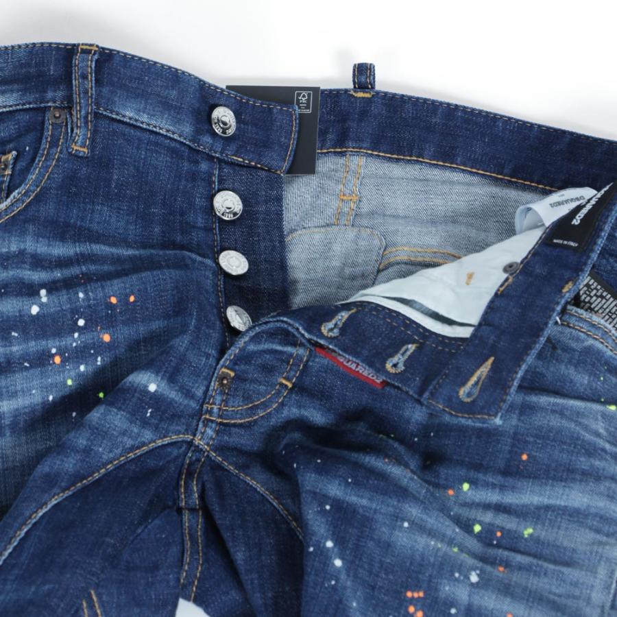 DSQUARED2（ディースクエアード） メンズ デニムパンツ TIDY BIKER