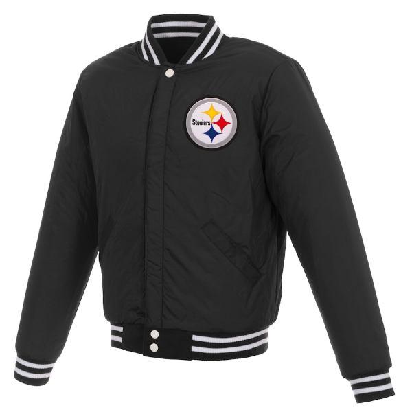 NFL メンズ スタジャン リバーシブルアウタージャケット ピッツバーグ