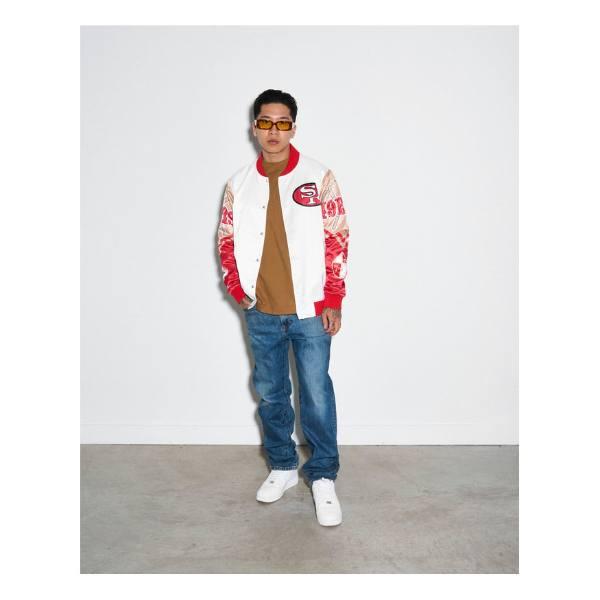 Chalk Line チョークライン NFL公式 アメフト メンズ スタジャン