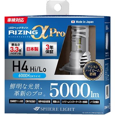 SPHERE LIGHT（スフィアライト） LEDヘッドライト RIZINGα Pro