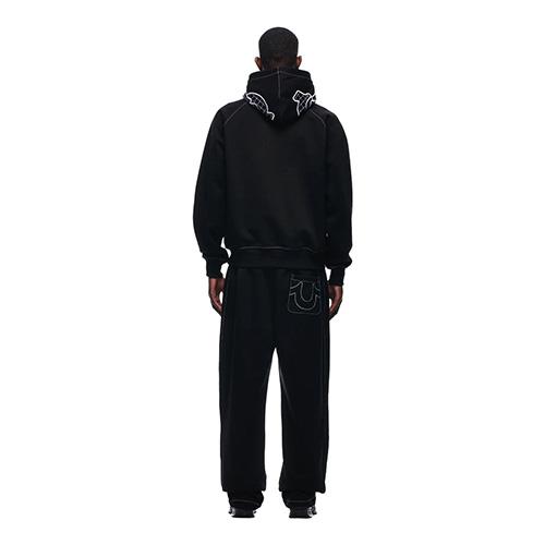 6PM x TRUE RELIGION BUDDHA HOODIE + ICONS OPEN LEG JOGGER