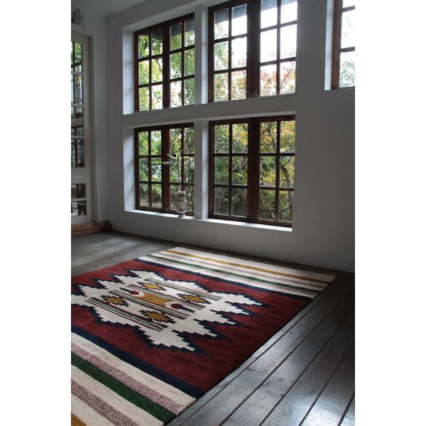 東谷 ラグ 170×230cm 長方形 ネイティブ柄 カジュアル アメリカン