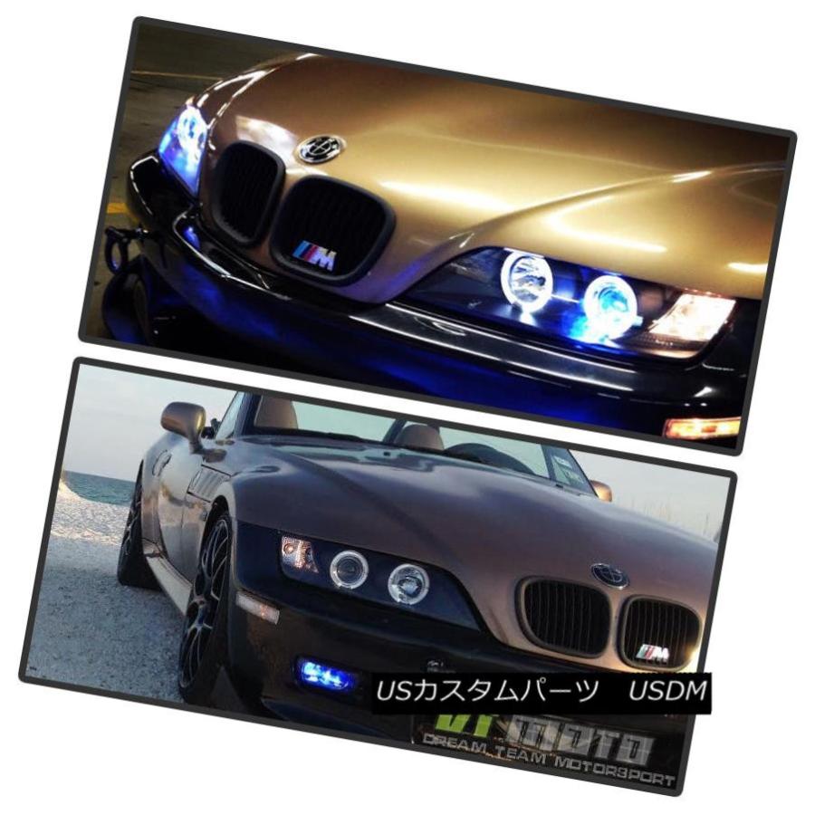 ヘッドライト ブラック1996-2002 BMW Z3 LEDハロープロジェクター