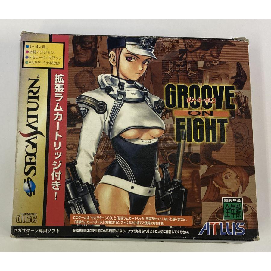 中古】SS グルーブ オン ファイト 豪血寺一族3 拡張RAM同梱版＊セガ