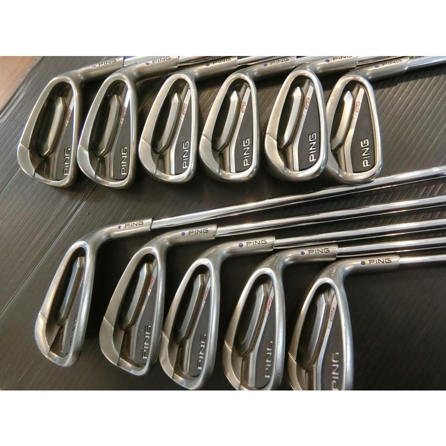 G（PING） 名器 ピン PING G25 アイアン 紫ドット #3-9,W,U,S 10本