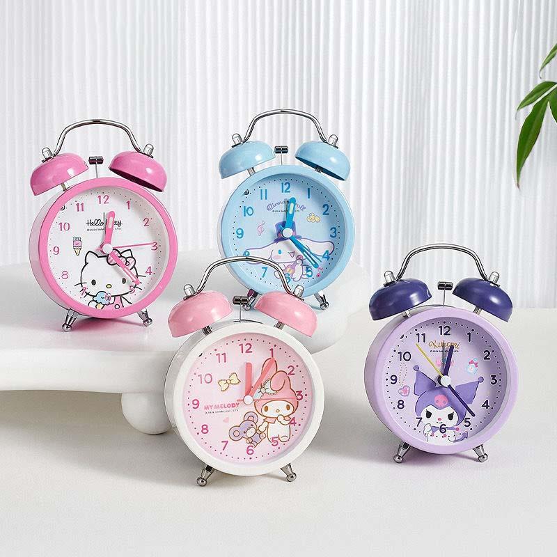 クロミちゃん マイメロ シナモン クロミ キティ アラーム 目覚まし時計