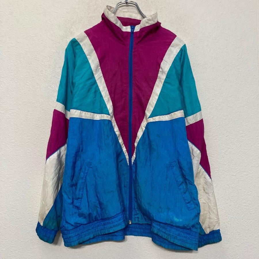 Bocoo ナイロン ジャケット レディース M パープル ブルー カラフル