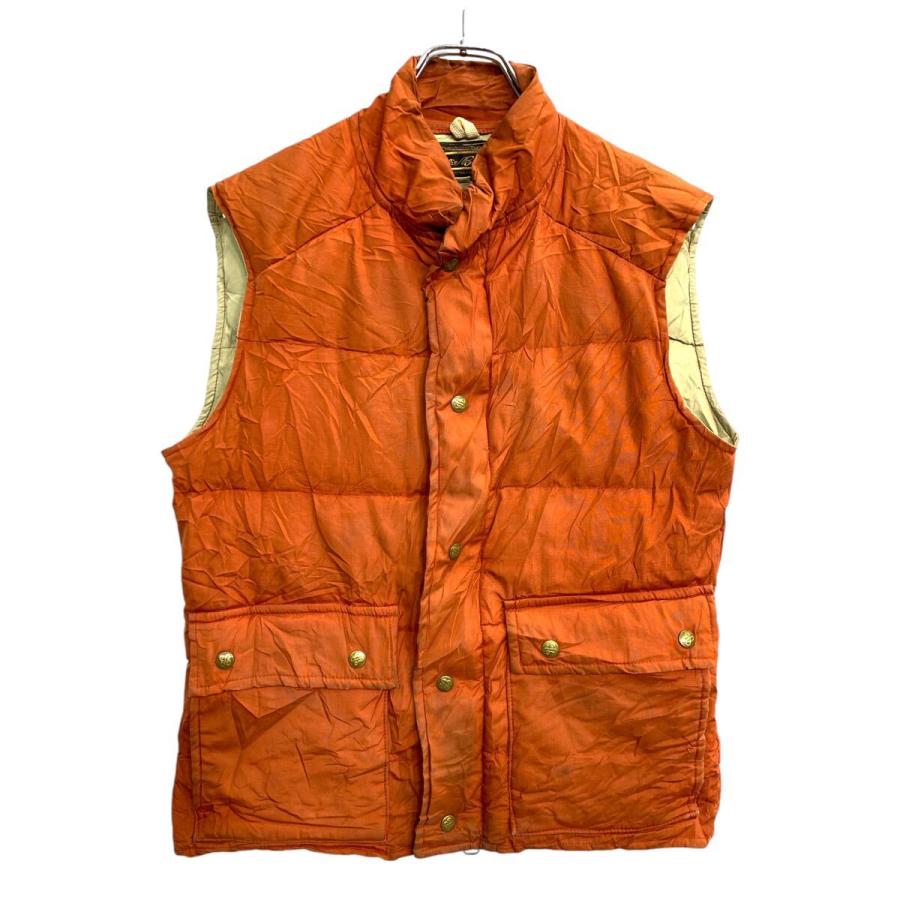 Eddie Bauer ダウンベスト Sサイズ エディーバウアー オレンジ 古着卸