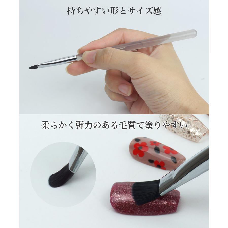 ネイル ブラシ 9本セット ジェル ネイルアート ネイル用品 ジェル